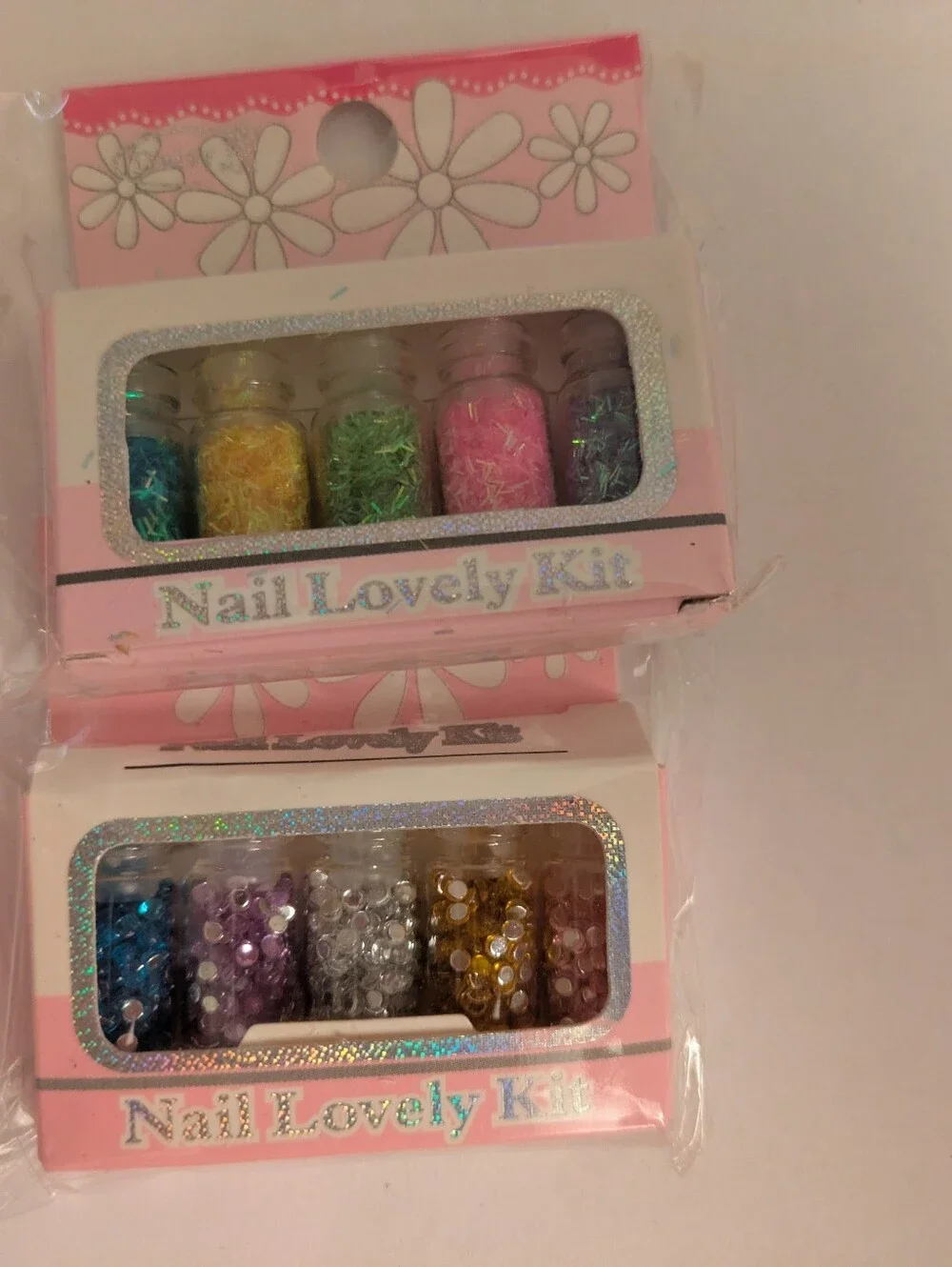 Bundle Of Nail Art Deco Supplies Rhinestones Sparkles NWT